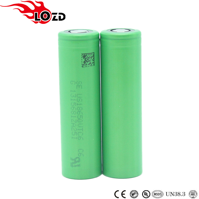 100% original vtc6 18650 lithium battery 18650 batteries